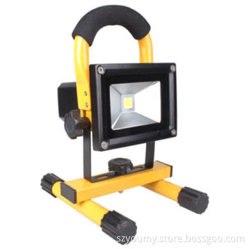 Hot sale portable LED hiking lamp, 20W waterproof rechargeable battery floodlight
